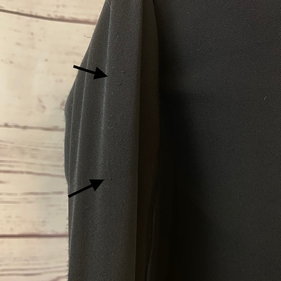 HELMUT LANG Sleeve Cutout Crepe Shift Dress - Picture 9 of 11